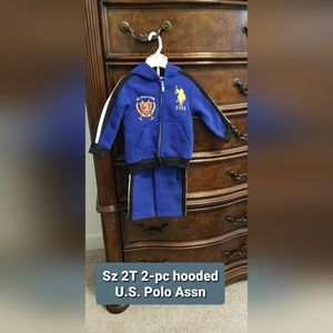 U.S. Polo Assn. 2-pc Set (Unisex), NWT, Size 2T